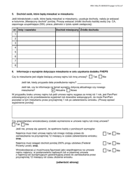 Form HRA-146A Family Homelessness &amp; Eviction Prevention Supplement a and B (Fheps a and B) Application - New York City (English/Polish), Page 4