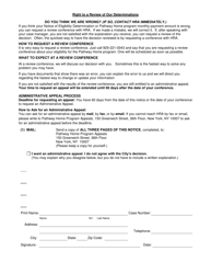 Pathway Home Program Notice of Eligibility Determination - New York City, Page 2