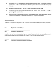 Pathway Home Program Applicant Statement of Understanding - New York City (French), Page 2