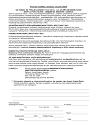 Pathway Home Program Notice of Eligibility Determination - New York City (Polish), Page 2