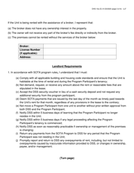 Form DHS-10A Special One Time Assistance (&quot;sota&quot;) Landlord Agreement - New York City, Page 3