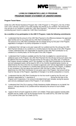 Form HPA-77 (E) Living in Communities (Linc) IV Program Tenant Statement of Understanding - New York City