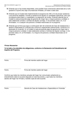 Formulario HPA-78 (S) Programa De Vivienda En Comunidades (Linc) V Declaracion De Entendimiento Del Inquilino Del Programa - New York City (Spanish), Page 3