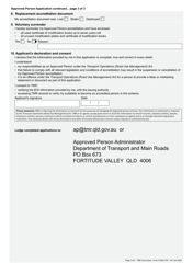 Form F1855 Approved Person Application - Queensland, Australia, Page 3