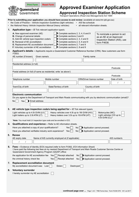 Form F2339  Printable Pdf
