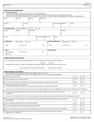 Form IMM1344 Application to Sponsor, Sponsorship Agreement and Undertaking - Canada, Page 2