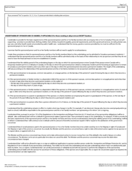 Form IMM1344 Application to Sponsor, Sponsorship Agreement and Undertaking - Canada, Page 5