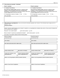 Form CIT0001 Application for Citizenship Certificate for Adults and Minors (Proof of Citizenship) - Canada, Page 4