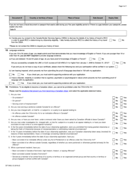 Form CIT0002 Application for Canadian Citizenship Adults (18 Years of Age or Older) Applying Under Subsection 5(1) - Canada, Page 5