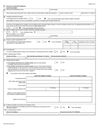 Form CIT0010 Part 1 Confirmation of Canadian Citizenship of the Adoptive Parent(S) - Canada, Page 2