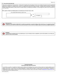 Form CIT0010 Part 1 Confirmation of Canadian Citizenship of the Adoptive Parent(S) - Canada, Page 5