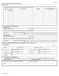 Form CIT0012 Adoptee&#039;s Application - Canada, Page 4