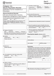 Form F2330 Taxi Subsidy Scheme Application - Queensland, Australia, Page 10