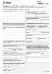 Form F2330 Taxi Subsidy Scheme Application - Queensland, Australia, Page 6