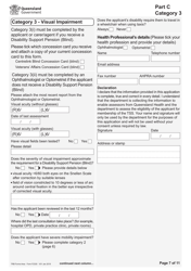 Form F2330 Taxi Subsidy Scheme Application - Queensland, Australia, Page 7