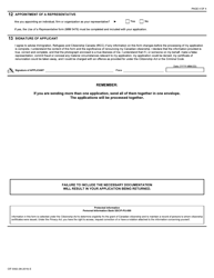 Form CIT0302 Application to Renounce Canadian Citizenship Under Subsection 9(1) - Canada, Page 4