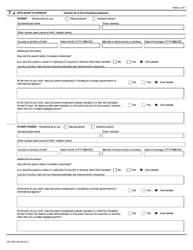 Form CIT0497 Application for Grant of Citizenship for Stateless Persons Born to a Canadian Parent on or After April 17, 2009 - Subsection 5(5) - Canada, Page 2