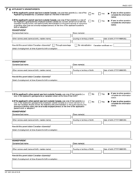 Form CIT0497 Application for Grant of Citizenship for Stateless Persons Born to a Canadian Parent on or After April 17, 2009 - Subsection 5(5) - Canada, Page 3