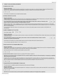 Form CIT0532 Application for Canadian Citizenship - Adults Canadian Armed Forces Under Subsection 5(1) - Canada, Page 5