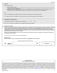 Form CIT0532 Application for Canadian Citizenship - Adults Canadian Armed Forces Under Subsection 5(1) - Canada, Page 6