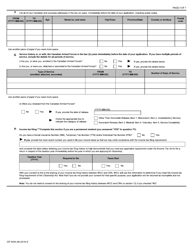 Form CIT0534 Application to Resume Canadian Citizenship - Canadian Armed Forces - Canada, Page 3