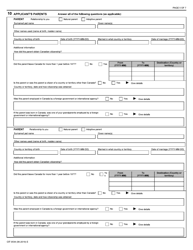 Form CIT0534 Application to Resume Canadian Citizenship - Canadian Armed Forces - Canada, Page 5