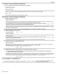 Form CIT0534 Application to Resume Canadian Citizenship - Canadian Armed Forces - Canada, Page 6