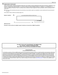 Form CIT0534 Application to Resume Canadian Citizenship - Canadian Armed Forces - Canada, Page 7