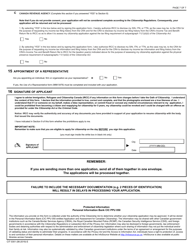 Form CIT0301 Application to Resume Canadian Citizenship Under Subsection 11(1) - Canada, Page 7
