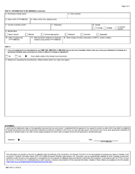 Form IMM1436 Request to Amend the Record of Landing (Imm 1000), Confirmation of Permanent Residence (Imm 5292 and Imm 5688) or Valid Temporary Resident Documents - Canada, Page 2