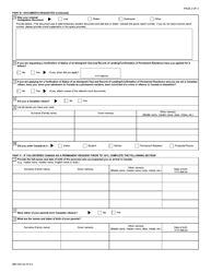 Form IMM5009 Verification of Status (Vos) or Replacement of an Immigration Document - Canada, Page 2