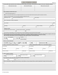 Form CIT0403 Application for Canadian Citizenship - Minors (Under 18 Years of Age) Applying Under Subsection 5(1) - Canada, Page 2