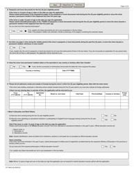 Form CIT0403 Application for Canadian Citizenship - Minors (Under 18 Years of Age) Applying Under Subsection 5(1) - Canada, Page 4