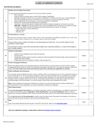 Form IMM0123 Document Checklist Application Forms for out-Of-Status Construction Workers in the Greater Toronto Area (Gta) - Canada, Page 4