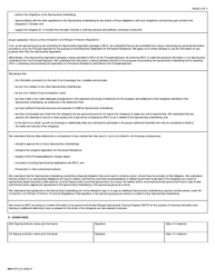 Form IMM5373 Sponsorship Undertaking - Sponsorship Agreement Holders (Sah) - Canada, Page 2