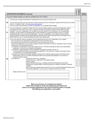 Form IMM5287 Document Checklist - Sponsor - Canada, Page 2