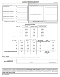 Form IMM5373A Settlement Plan and Financial Assessment - Canada, Page 3