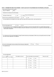 Form IMM5532 Relationship Information and Sponsorship Evaluation - Canada, Page 5