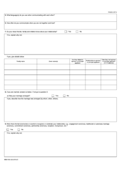Form IMM5532 Relationship Information and Sponsorship Evaluation - Canada, Page 6