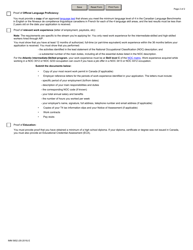 Form IMM5652 Document Checklist for Candidates Under the Atlantic Immigration Pilot Program Worker (In Canada Applicant) - Canada, Page 2