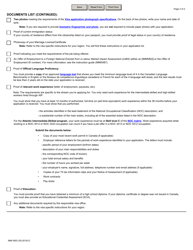 Form IMM5653 Document Checklist for Candidates Under the Atlantic Immigration Pilot Program for a Work Permit (Applied Outside Canada) - Canada, Page 2