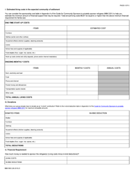 Form IMM5663 Sponsorship Undertaking and Settlement Plan - Community Sponsor (Cs) - Canada, Page 4