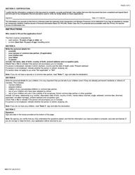 Form IMM5707 Family Information - Canada, Page 2