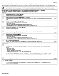 Form IMM5760 Document Checklist - Permanent Residence - Start up Business Class - Canada, Page 2