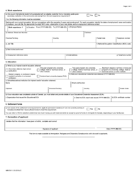 Form IMM5911 Schedule 1 Rural and Northern Immigration Pilot - Canada, Page 2