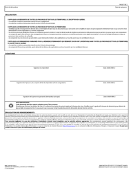 Forme IMM1344 Demande De Parrainage, Entente De Parrainage Et Engagement - Canada (French), Page 7