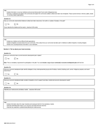 Form IMM5908 The Rural and Northern Immigration Pilot Community Interest Form - Canada, Page 3