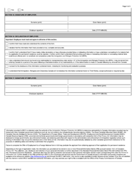 Form IMM5983 Offer of Employment Home Child Care Provider Pilot and Home Support Worker Pilot - Canada, Page 5