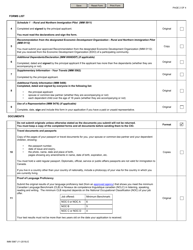 Form IMM5987 Document Checklist - Rural and Northern Immigration Pilot - Canada, Page 2