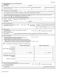 Forme CIT0010 Partie 1 Confirmation De La Citoyennete Canadienne Du Ou DES Parents Adoptifs - Canada (French), Page 2